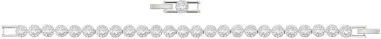 Bracelet Tennis Una Angelic Swarovski — vue 3