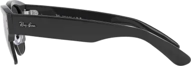 Lunettes de soleil Ray-Ban Mega Clubmaster grises — vue 3