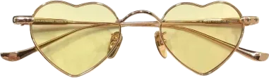Lunettes de Soleil Chrome Hearts Beam Cœur Doré — vue 2