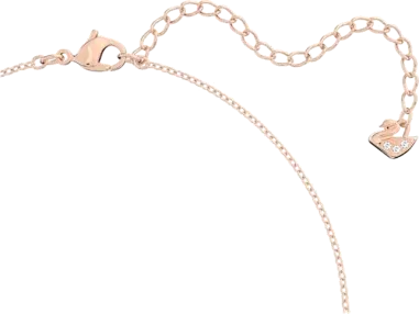 Collier Swarovski en Y Lilia Papillons Or Rose — vue 3