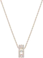 Collier My Hero Swarovski - Plaqué Or Rose et Cristaux Blancs