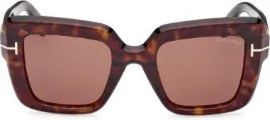 Tom Ford Esme - Lunettes de Soleil Carrées Oversize — vue 2