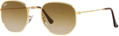 Ray-Ban Hexagonal Flat Lenses Marron Dégradé