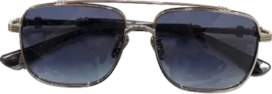 Lunettes de soleil Chrome Hearts CBEATH II carrées métal — vue 2