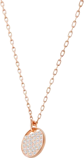 Collier Swarovski Ginger - Or Rose et Cristaux Blancs — vue 2