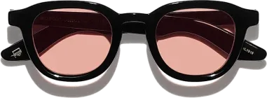 Lunettes de soleil Moscot DAHVEN rondes en acétate — vue 9