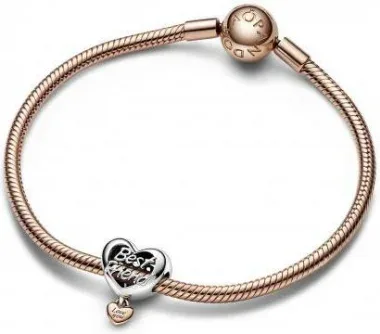Charm Cœur Love You Best Friend Pandora — vue 3