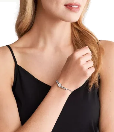 Bracelet Michael Kors Argent à Fermoir Coulissant — vue 3