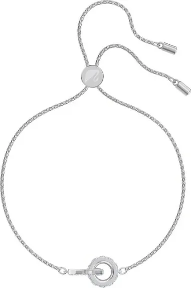 Bracelet Further Swarovski - Rhodium et Cristaux Blancs — vue 2