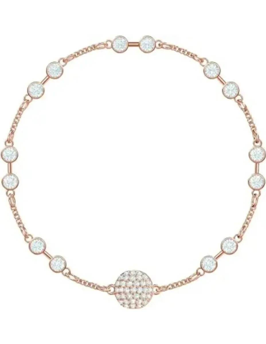 Bracelet Remix Swarovski - Or Rose et Cristaux Blancs