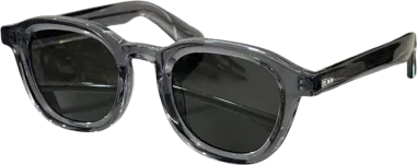 Lunettes de soleil Moscot DAHVEN rondes en acétate — vue 10