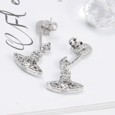 Boucles d'oreilles Épingle de Sûreté Vivienne Westwood — vue 2