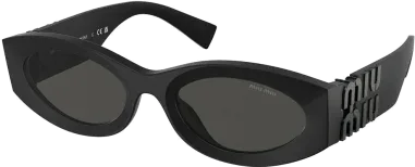 Lunettes de soleil ovales Miu Miu MU 11WS — vue 3