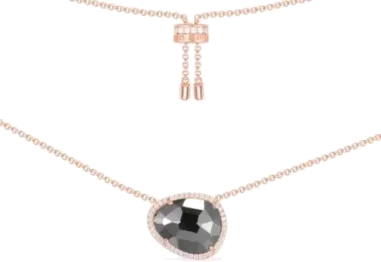 Collier APM Monaco Anneau Serti Ajustable