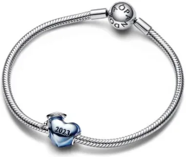 Charm Cœur Diplômé 2023 Bleu — vue 3