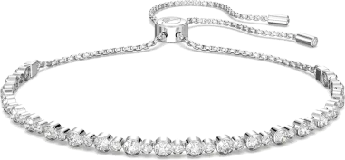 Bracelet Cupchain Cristaux Blancs Rhodié