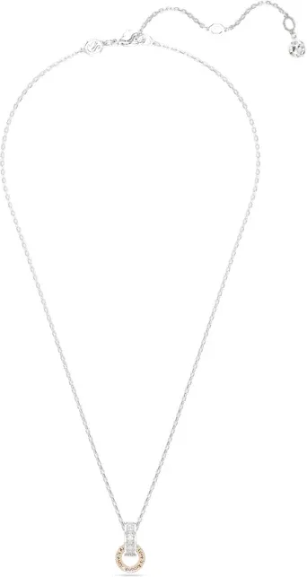 Collier Connexus Rhodium et Cristaux Blancs — vue 2