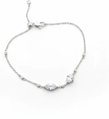 Bracelet Ajustable Double Pierre APM Monaco