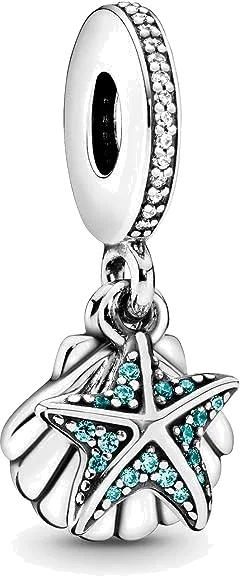 Charm Pandora Pendant Étoile de Mer & Coquillage Argent 925