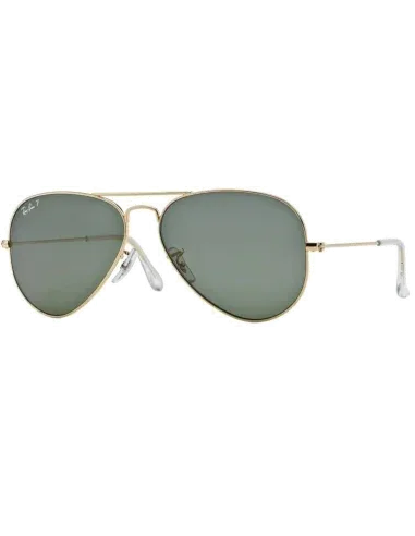 Aviator Large Metal Doré Polarisé