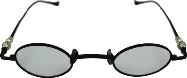 Lunettes de soleil rondes Chrome Hearts vintage en métal — vue 22