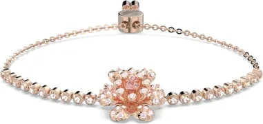 Bracelet Floral Swarovski Cristaux Roses — vue 2