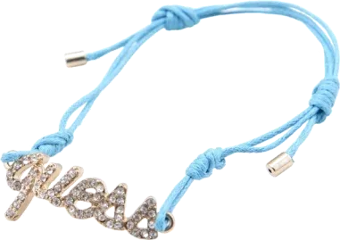 Bracelet cordon Guess à logo cristallisé — vue 5