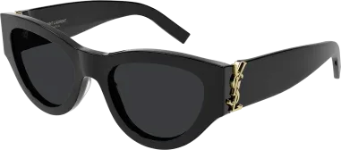 Lunettes de Soleil Saint Laurent SL M94 en Acétate Noir