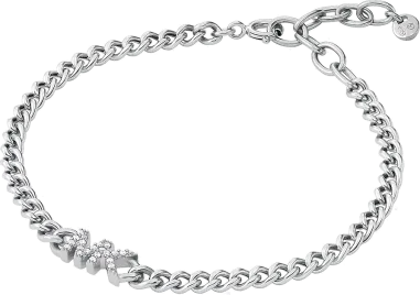 Bracelet à maillons Michael Kors en argent 925 et cristaux