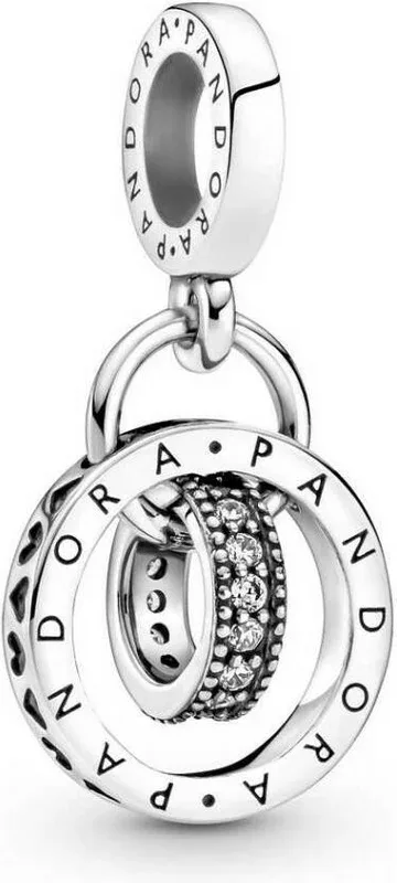 Charm Pandora Signature Cercles Logo