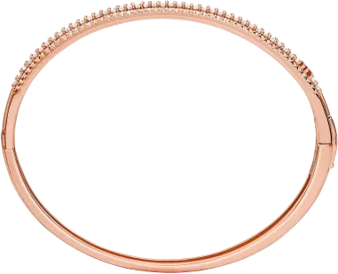 Bracelet Michael Kors Brilliance Or Rose et Zircon — vue 2