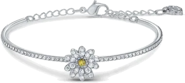 Bracelet Jonc Eternal Flower - Cristaux Blancs
