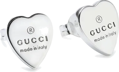 Boucles d'oreilles Gucci Cœur en Argent 925 — vue 2