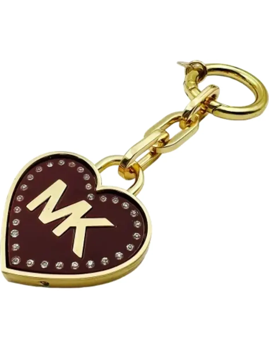 Porte-clés Michael Kors MK Cœur Cristaux