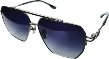 Lunettes de soleil Chrome Hearts Ripping - Aviateur métal