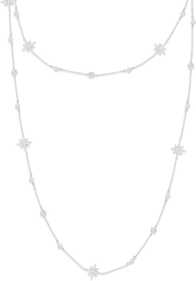 Collier Versatile APM Monaco - Chaîne Argent, Perles et Météorites