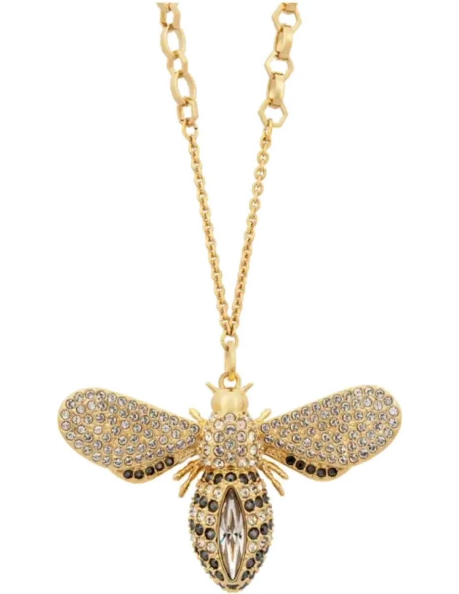 Collier Lisabel Abeille Swarovski Plaqué Or