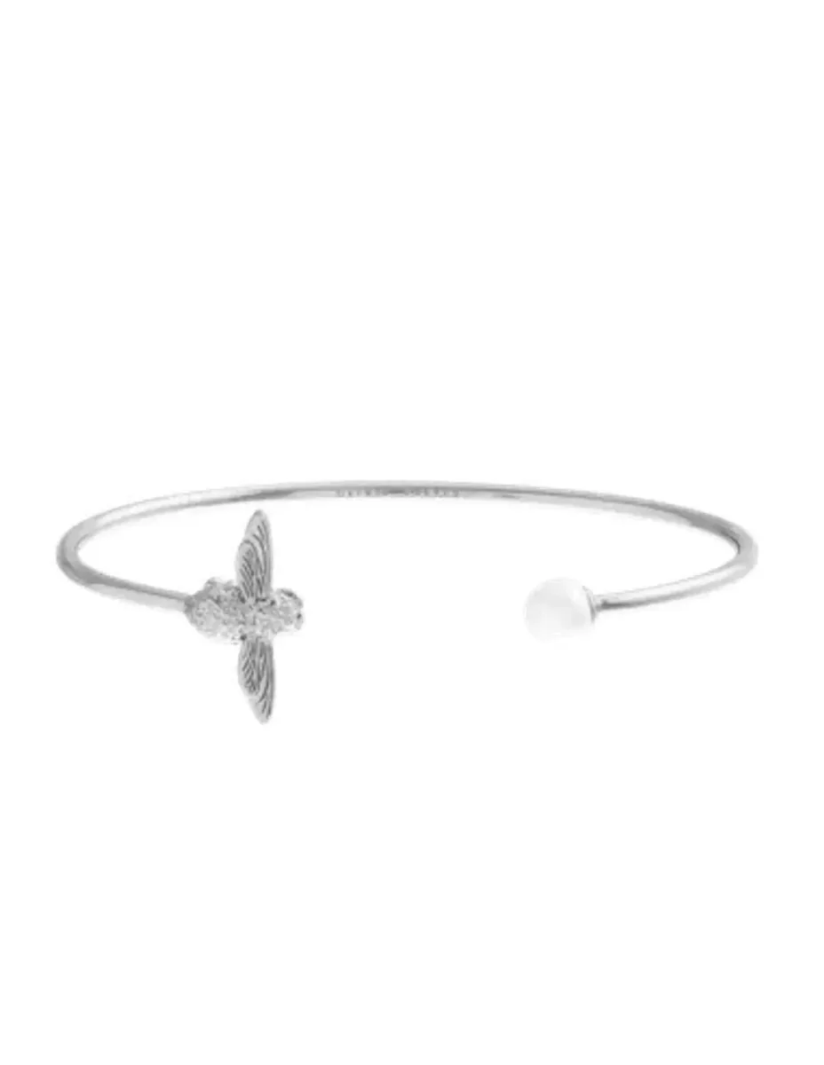 Bracelet Olivia Burton Abeille et Perle Argenté