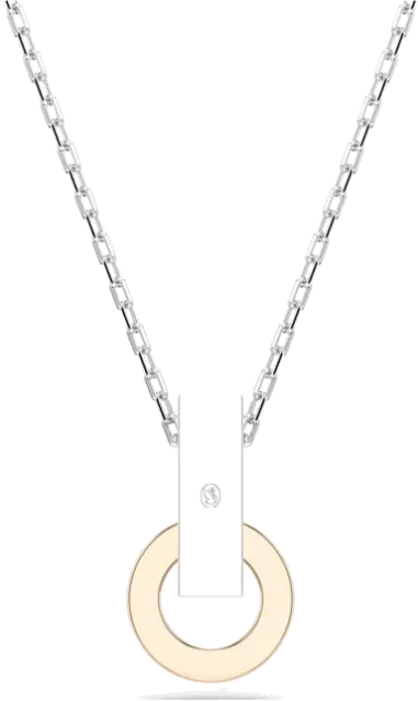 Collier Connexus Rhodium et Cristaux Blancs — vue 4