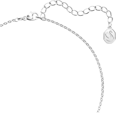 Collier Signum Swarovski - Métal rhodié et cristaux blancs — vue 3