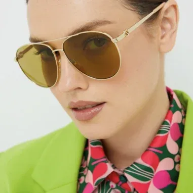 Lunettes de soleil Gucci GG1088S - Forme pilote — vue 10