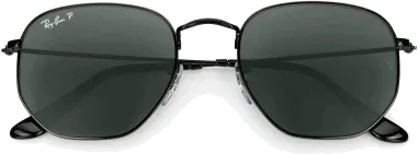 Lunettes de soleil Ray-Ban Hexagonal Flat Lenses polarisées — vue 2
