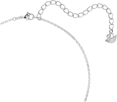 Collier Iconic Swan Swarovski - Cristaux Noirs Plaqué Rhodium — vue 3