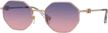 Lunettes de soleil Valentino Garavani VA2040 Hexagonales Or Rose