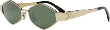 Lunettes de soleil Celine Triomphe 01 ovales — vue 3