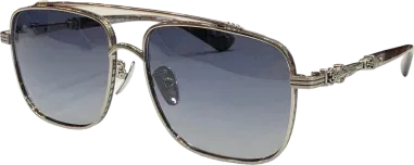 Lunettes de soleil Chrome Hearts CBEATH II carrées métal