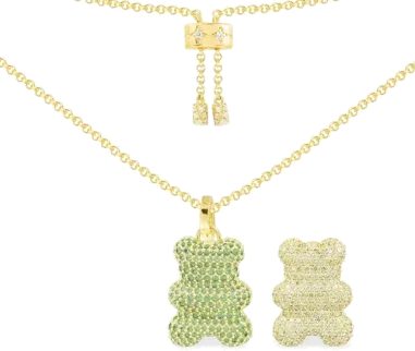 Collier APM Monaco Yummy Bear Wonderland - Ourson pavé de cristaux