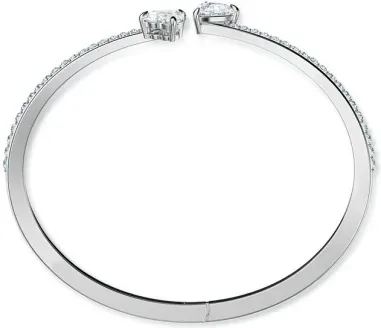 Bracelet Jonc Attract Soul Plaqué Rhodium — vue 2