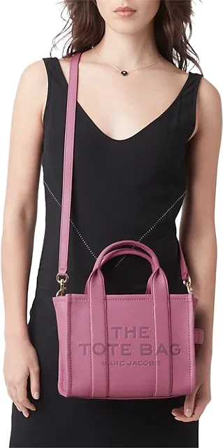 The Mini Tote Bag Marc Jacobs en cuir grainé — vue 15