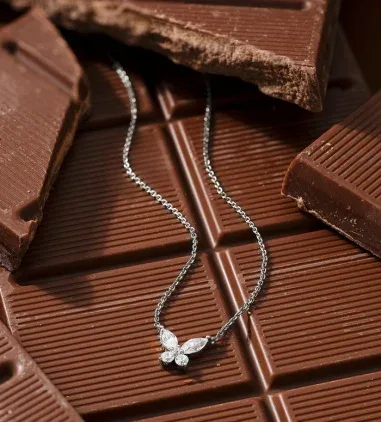 Collier Papillon APM Monaco - Argent 925 et Cristaux — vue 6